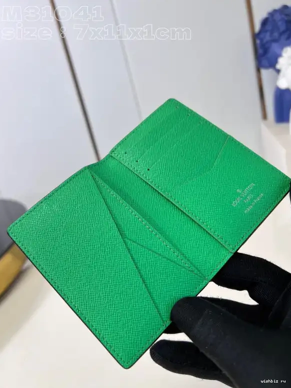 WIS LOUIS Organizer-7.5*11.1*1 VUITTON cm Pocket 0412